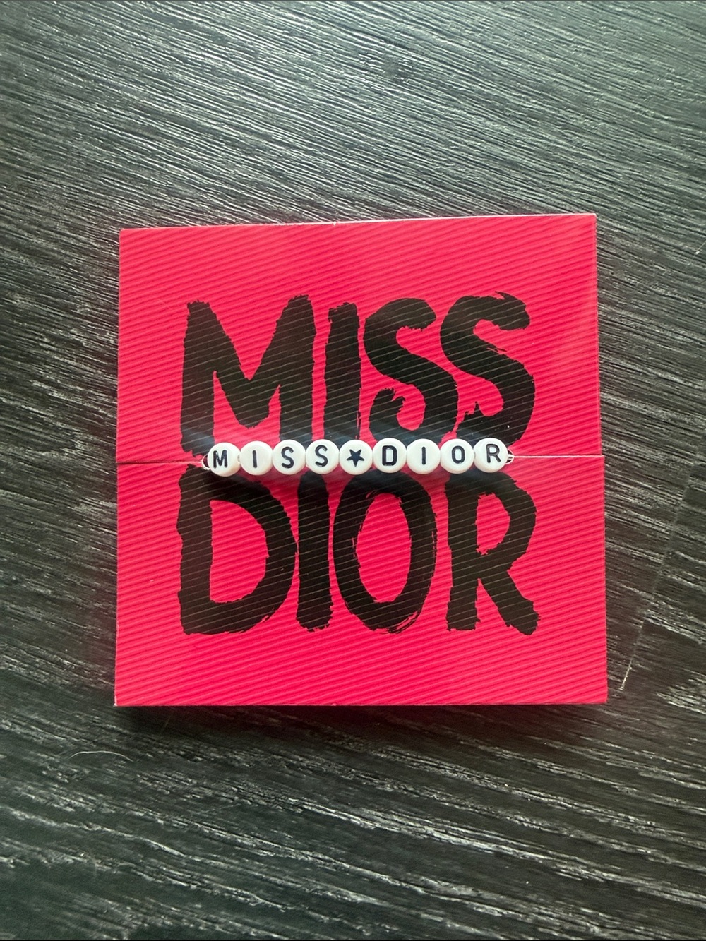 Dior "Miss Dior" beaded bracelet GWP NEW